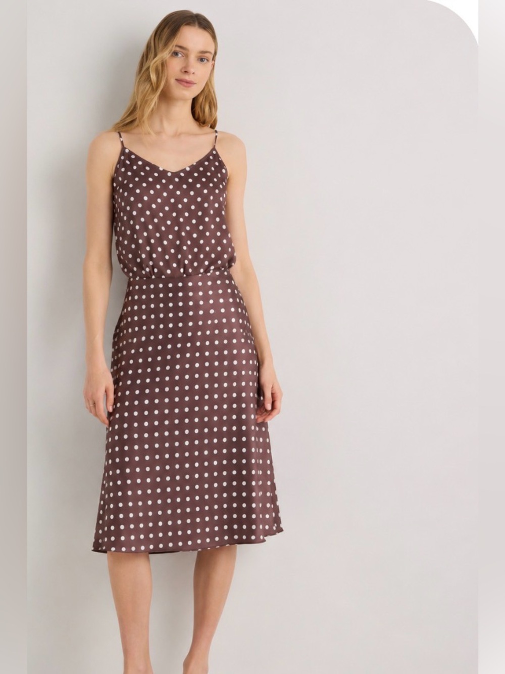 Quince 100% Washable Silk Skirt & Cami Set- Size M/ Large
